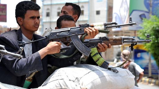 Les affrontements entre membres d'Al-Qaïda et habitants de certaines localités du sud du Yémen sont extrêmement violents. [Yahya Arhab - Keystone]