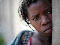 Une jeune victime de viols à Goma, en République démocratique du Congo. [Roberto Schmidt - AFP]