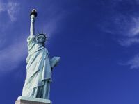 La Statue de la Liberté, oeuvre du sculpteur Bartholdi. [Jonathan - Photononstop / AFP]