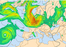 La tempête est très forte aux alentours de la Mer du Nord. [wetteronline.de - DR]