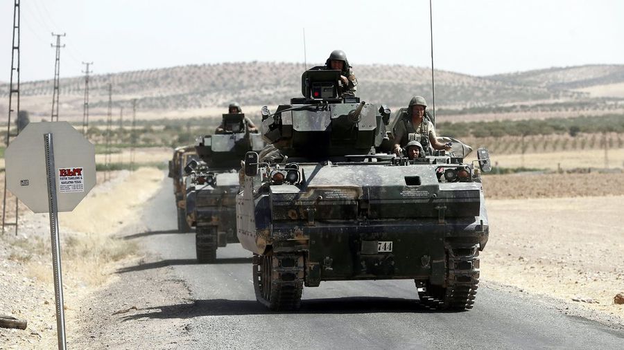 L'armée turque dispose actuellement d'une cinquantaine de chars et de centaines de soldats sur le sol syrien.