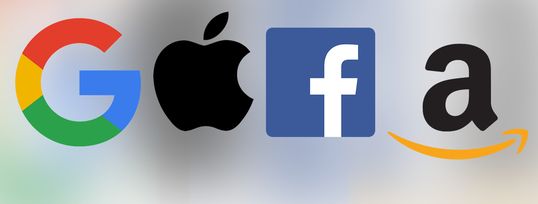 Les GAFA: Google, Apple, Facebook et Amazon. [DR]