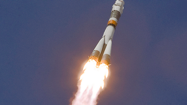 La fusée Soyouz a décollé sans encombres du Kazakhstan. [Reuters]
