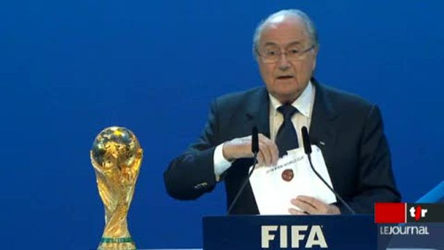 Organisation de la Coupe du Monde de football: la compétition aura lieu en Russie en 2018 et au Qatar en 2022
