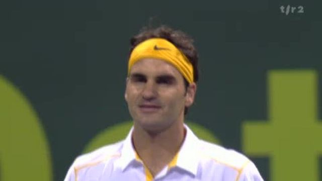 Tennis / Doha: Roger Federer remporte son premier tournoi ATP de l'année