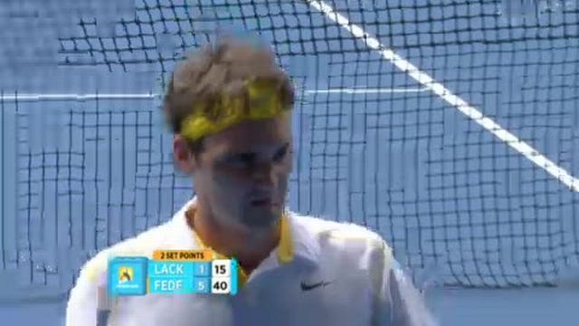 Tennis / Open d'Australie: Roger Federer ne laisse pas traîner les choses et enlève le 1er set 6-1