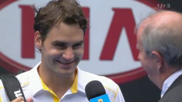 Tennis / Open d'Australie: Entrée en matière très convaincante de Roger Federer, qui bat Lukas Laczko (TCH) en 3 sets (6-1 6-1 6-3) en moins d'une heure et demie