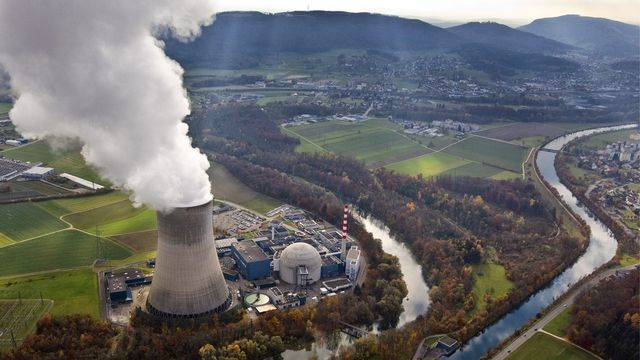 La centrale nucléaire de Gösgen dans le canton de Soleure. [Alessandro Della Bella - Keystone]