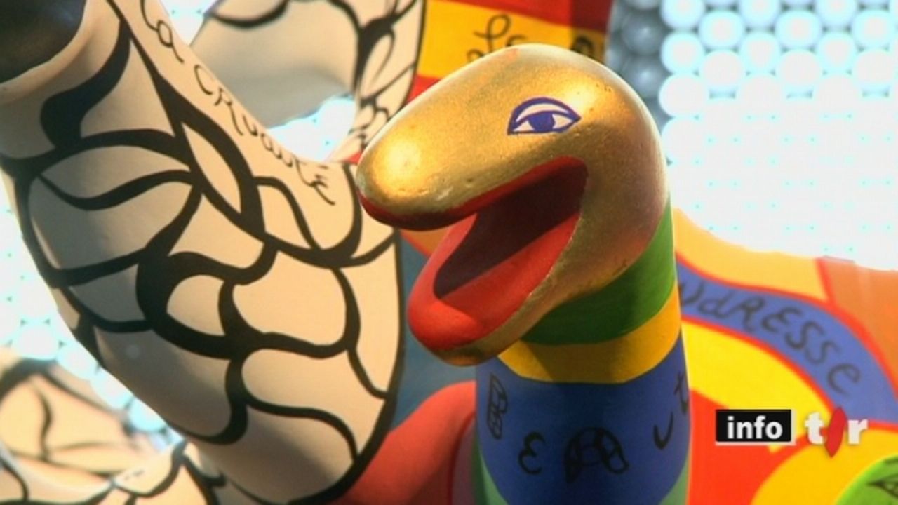 Une exposition consacrée à Niki de Saint Phalle et ses représentations animales se tient à Fribourg jusqu'au 21 août