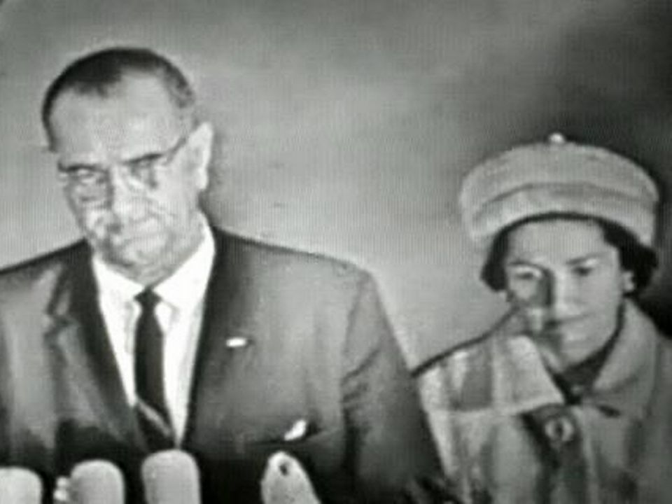Lyndon Johnson après la mort de JFK [TSR 1963]