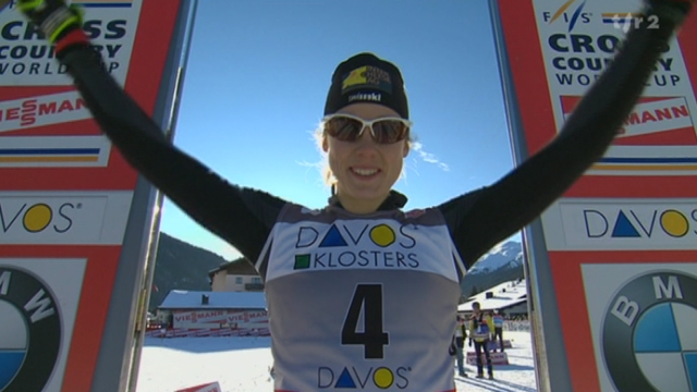Ski nordique / Coupe du Monde à Davos / Sprint dames : Laurien van der Graaf termine première de son quart de finale
