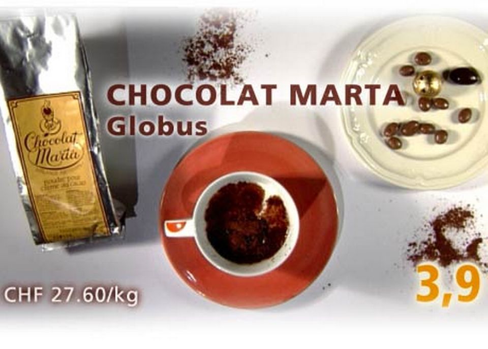 Chocolat Marta, à Lausanne. [Daniel Bron/RTS]