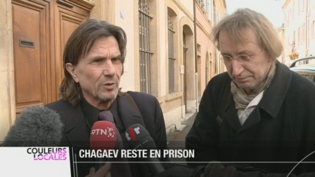 L'ex-propriétaire de Neuchâtel Xamax, Bulat Chagaev, est arrivé menotté lundi matin au Ministère public neuchâtelois