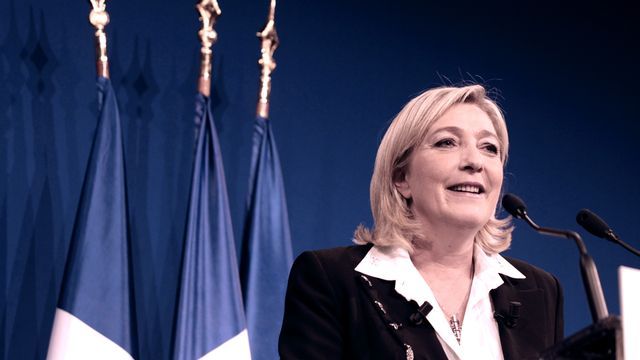 Marine Le Pen, la troisième dame de ce premier tour. [Joel Saget - AFP]