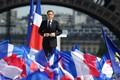 Nicolas Sarkozy ce 1er mai 2012 au Trocadéro. [Martin Bureau - AFP]