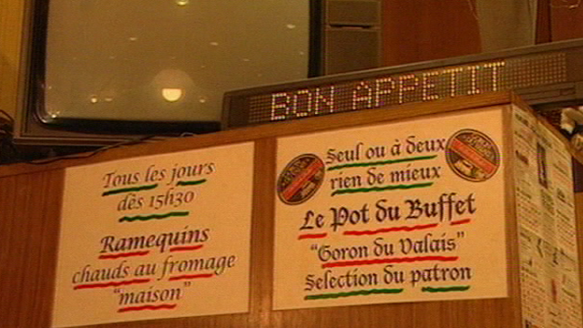 Le buffet de la gare d'Yverdon [TSR 2001]