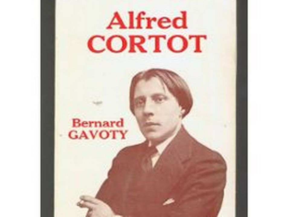 Alfred Cortot Livre 845157996 ML