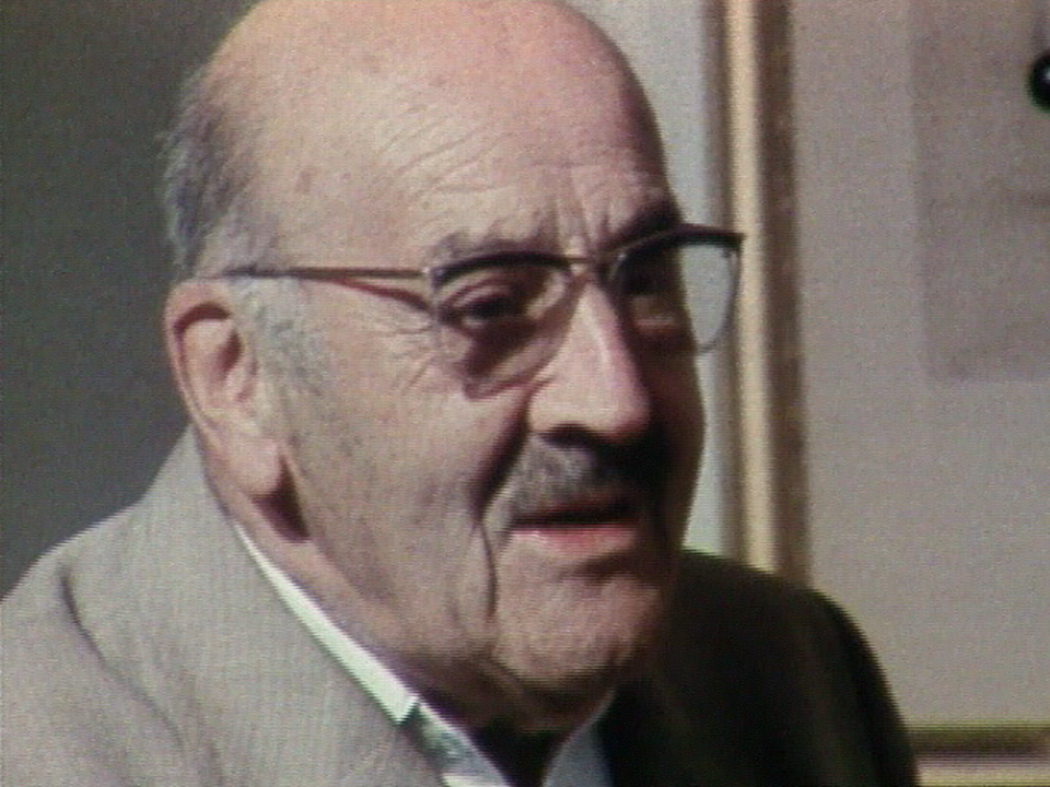 Le docteur Bezençon en 1981. [RTS]