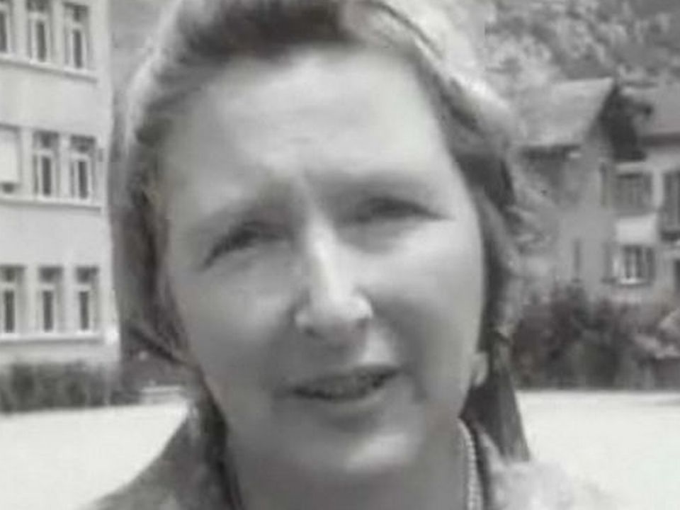 Corinna Bille en 1969 [TSR émission En marge 29.06.1969]