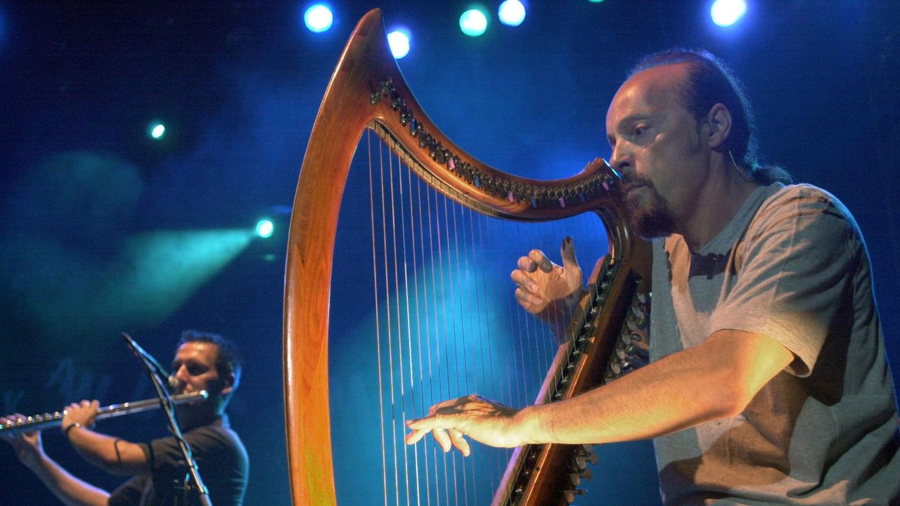 Le harpiste celtique Alan Stivell. [Fethi Belaid - AFP]