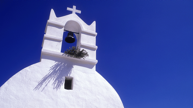 En Grèce, 90% des citoyens sont orthodoxes. L’église garde une place prépondérante, présente dans toutes les sphères de la société. [Jerzy Modrak - Bilderberg/AFP]