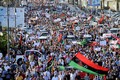 Des milliers d'habitants de Benghazi en Libye ont chassé de leur ville la milice islamiste Ansar al-Charia. [Mohammed Elryani - Keystone]