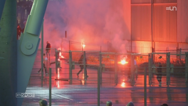 Football : le derby entre Servette et Lausanne a mobilisé plus de 150 personnes, entre policiers, stadiers, agents de sécurité, samaritains et sapeurs pompiers