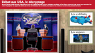 Infographie: Débat présidentiel américain, le décryptage [RTS]