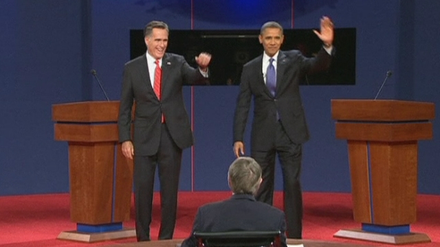 Les premiers échanges entre Obama et Romney