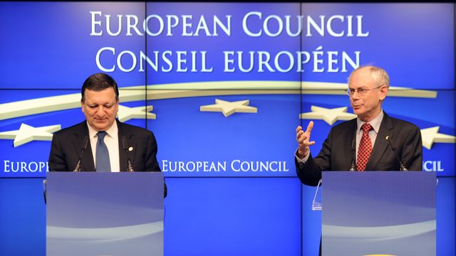 Le président  de la Commission et le président du Conseil européens ont salué le prix comme un "grand honneur" pour l'UE. [Eric Feferberg - AFP]