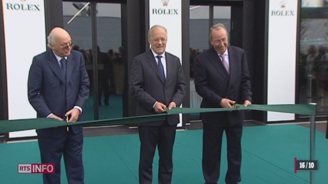 Rolex inaugurait mardi matin sa nouvelle usine à Bienne, les précisions de Nicolas Rossé