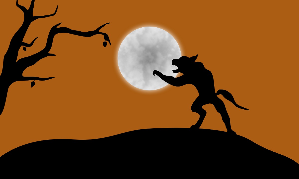 Les Loups Garous Des Humains Se Transformant En Loups A La Pleine Lune Rts Ch Creatures Halloween
