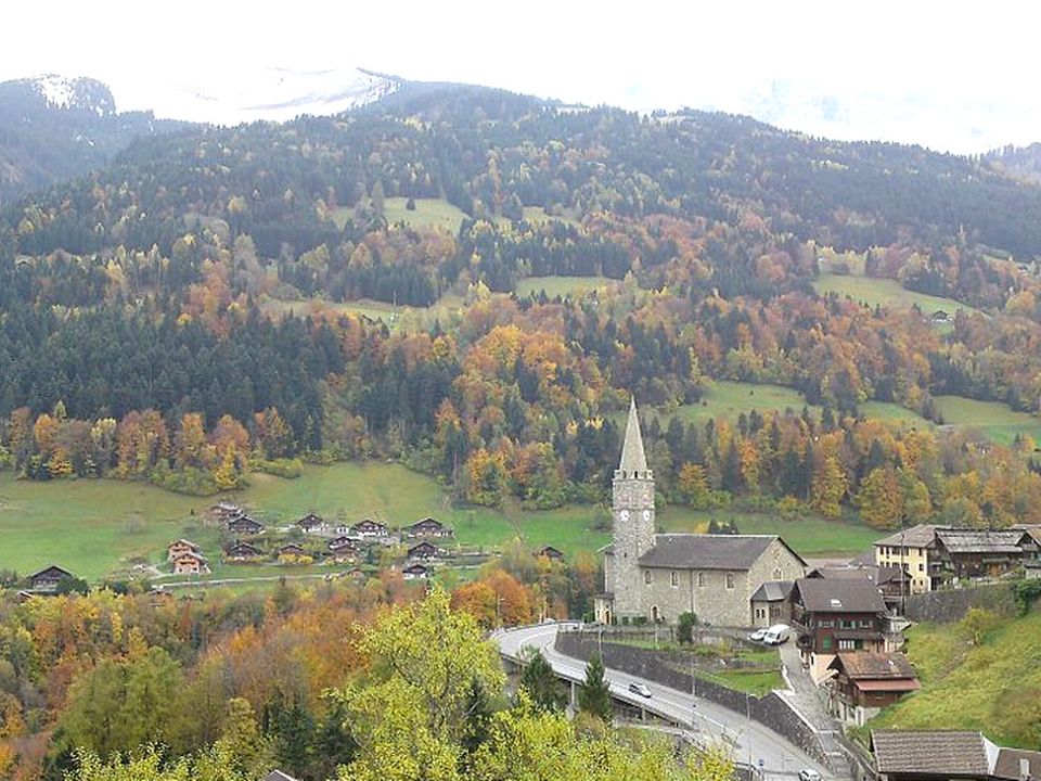 Le village de Troistorrents en Valais.
