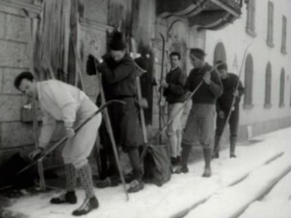 Skieurs Gletsch 1963 [TSR 1963]