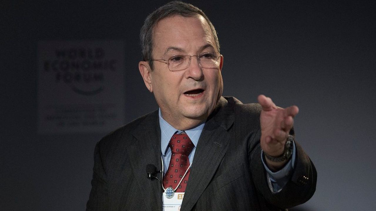 Ehud Barak a qualifié d'étape "importante" la signature de la déclaration d'intention. [Jean-Christophe Bott - Keystone]