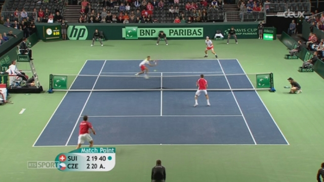 Tennis / Coupe Davis: la Suisse perd le double face à la République tchèque + itw. Stanislas Wawrinka