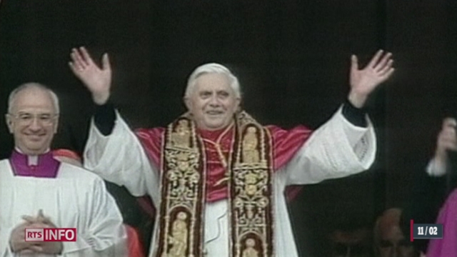 Le pape Benoit XVI a annoncé sa démission le 28 février