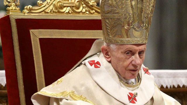 Né en 1927,Benoît XVI avait été élu le 19 avril 2005 pour succéder à Jean-Paul II. [Alessandro Di Meo - EPA/Keystone]