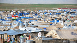 Nicolas Vultier était il y a quelques jours dans le camp de réfugiés syriens de Domiz, au Kurdistan irakien. [Nicolas Vultier - RTS]
