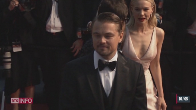 Leonardo DiCaprio donne le coup d'envoi du 66e festival de Cannes [RTS]