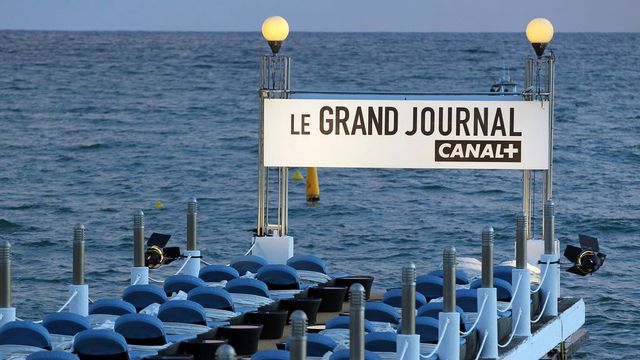 Le Grand Journal de Canal+ se délocalise à Cannes durant le Festival. [Sébastien Nogier - EPA / Keystone]