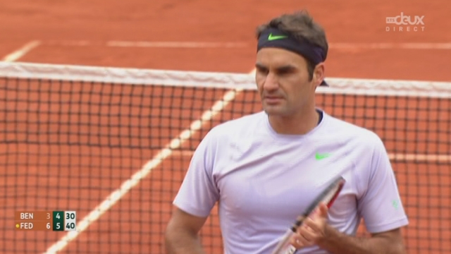 3e tour, Benneteau - Federer (3-6, 4-6): deuxième manche pour le Suisse [RTS]