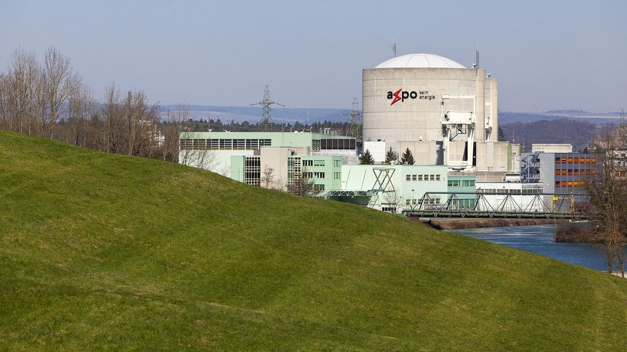 La centrale nucléaire de Beznau (AR). [Gaëtan Bally - Keystone]