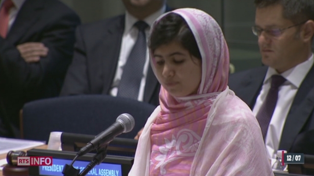 Victime d'un attentat des islamistes, Malala est une icône pour l'éducation des filles [RTS]