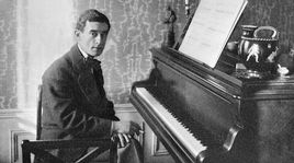 Portrait de Maurice Ravel en 1914. [AFP]
