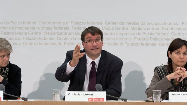 Christian Levrat, président du Parti socialiste suisse. [Lukas Lehmann - Keystone]