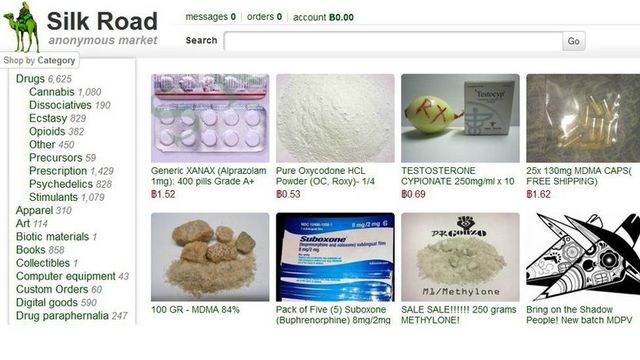 Le FBI a fermé le site Silk Road, l'eBay de la drogue. [Silkroaddrugs.org - AP Photo - Keystone]
