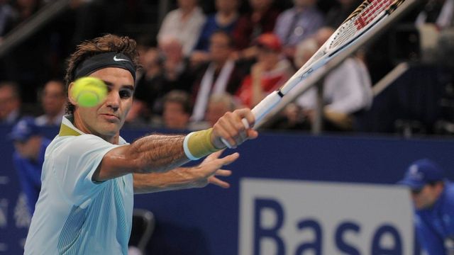 Roger Federer à Bâle. [Kurt Schorrer - Photopress/Keystone]