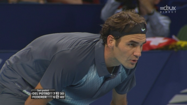 Finale, Federer - Del Potro (6-7, 6-2): Federer égalise un set partout [RTS]