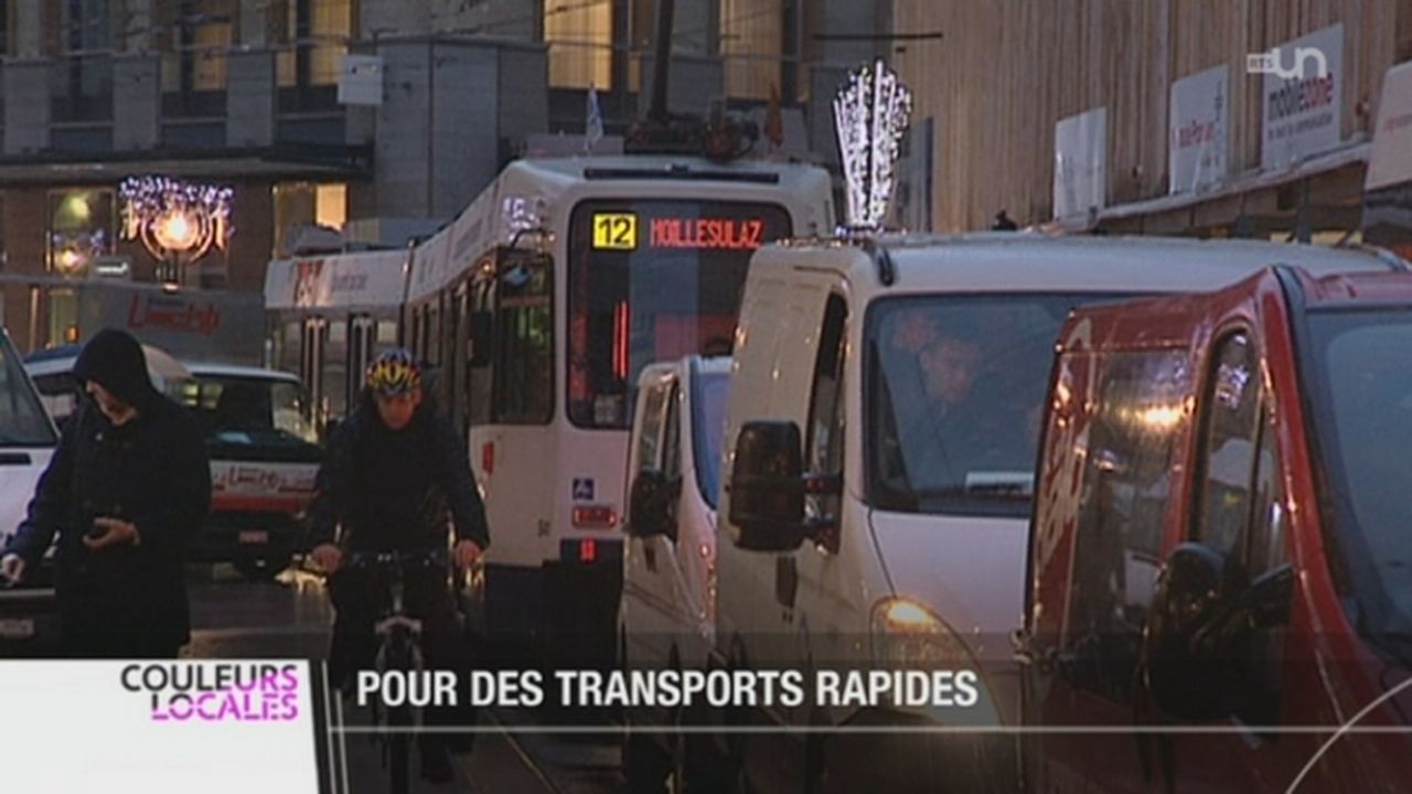 GE: les Verts ont déposé une initiative pour des transports publics plus rapides [RTS]